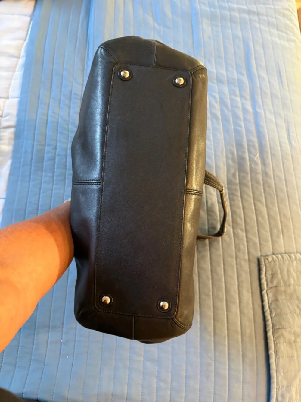 Coach Black Leather Soho Y2K bag